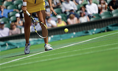 Césped sintético para campos de Tenis